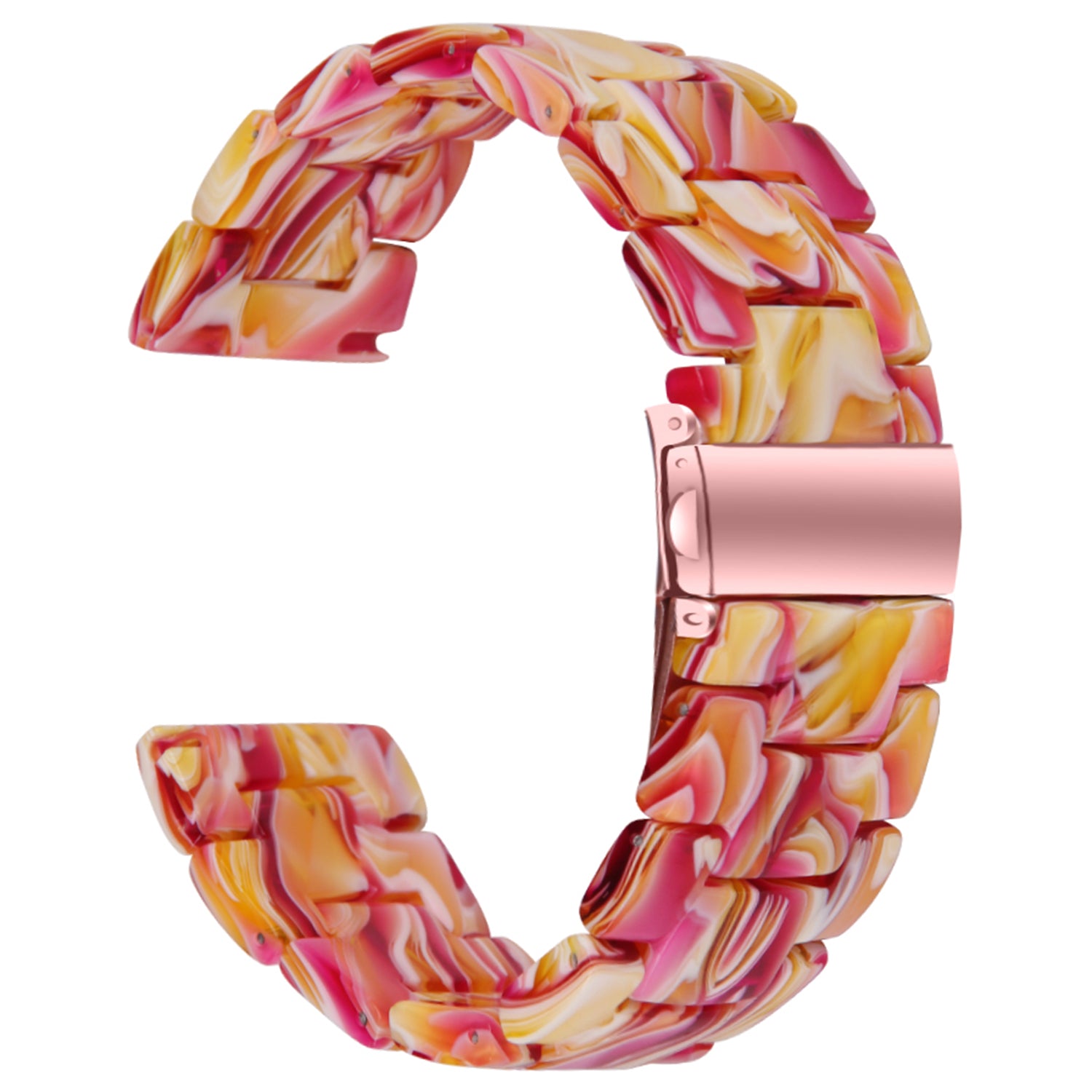 For Nokia Withings Steel HR 40mm Watch Strap 20mm Waterproof Resin Acrylic Bracelet Band - Style A For Nokia Withings Steel HR 40mm Watch Strap 20mm Waterproof Resin Acrylic Bracelet Band - Style A